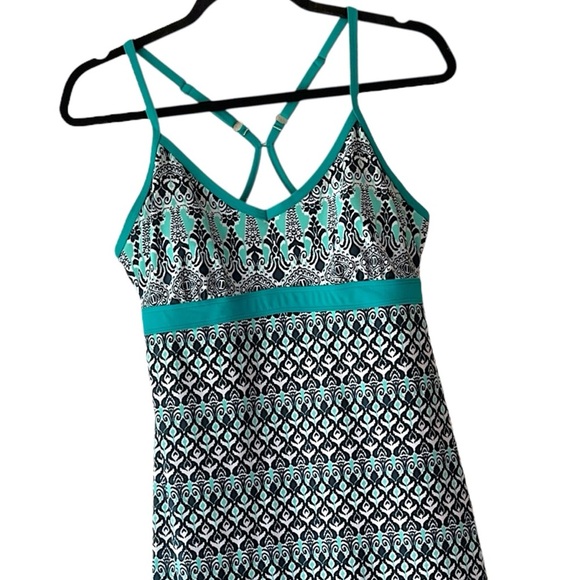 ATHLETA | NWOT SHOREBREAK RACERBACK ATHLETIC SWIM DRESS BOMBAY PAISLEY - Picture 2 of 11
